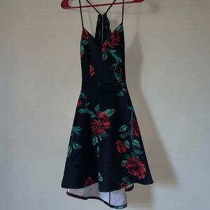Skater dress with gorgeous lace back